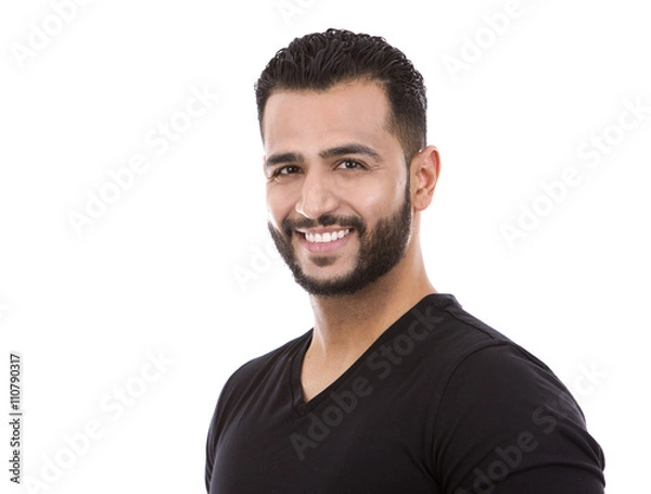 Obraz casual man on white