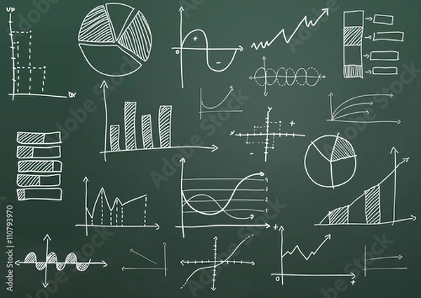 Obraz charts and diagrams
