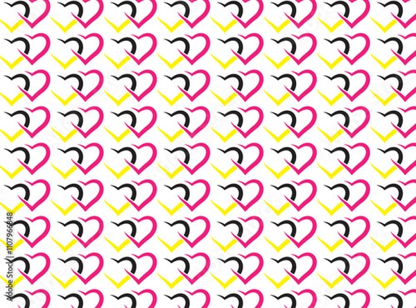 Obraz pattern, seamless, wallpaper, vector, flowe