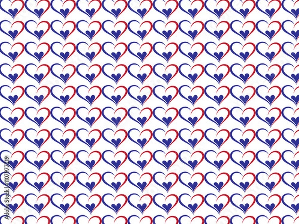 Obraz pattern, seamless, wallpaper, vector, flowe