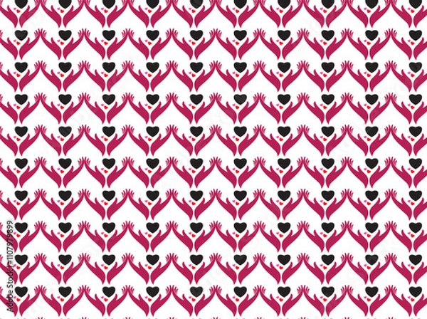 Obraz Pattern, seamless, wallpaper, texture, vector, flower, 