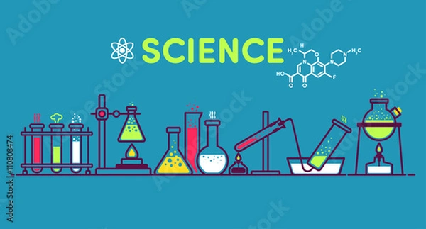 Obraz Illustration Science
