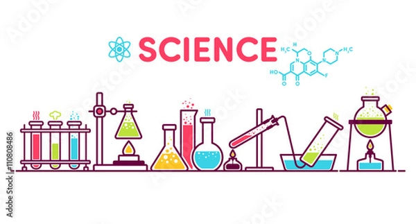 Obraz Illustration Science