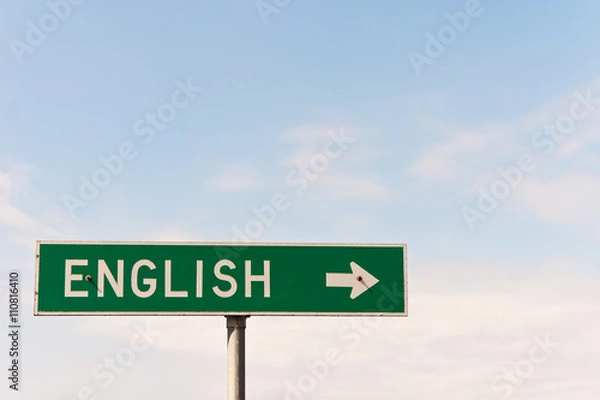 Obraz English Sign