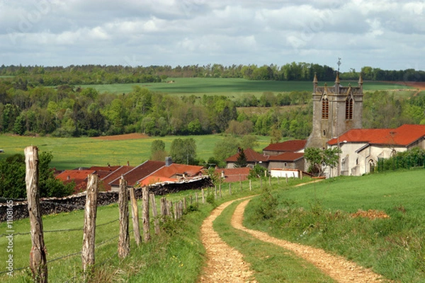 Obraz village lorrain