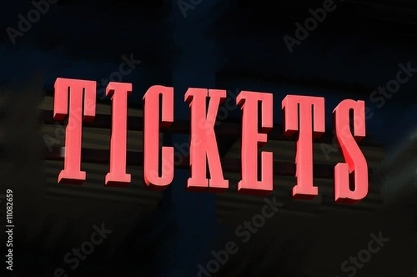 Obraz Red tickets