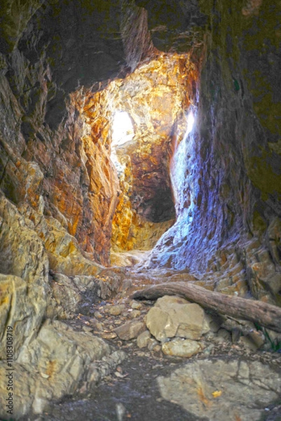 Fototapeta inside the cave