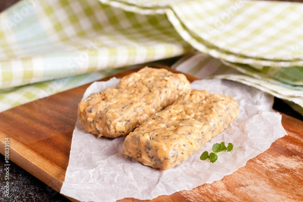 Obraz oat bars with chia