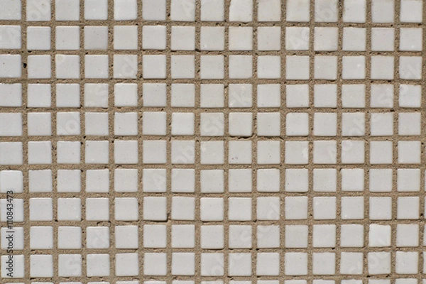 Fototapeta small tile white background