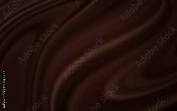 Obraz chocolate wave background