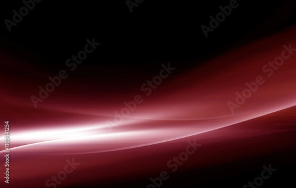 Obraz red color abstract wave background