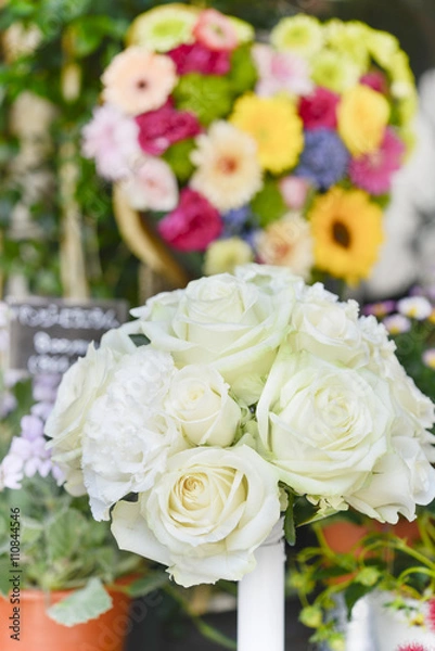 Fototapeta ウェディングブーケ　フラワーショップ