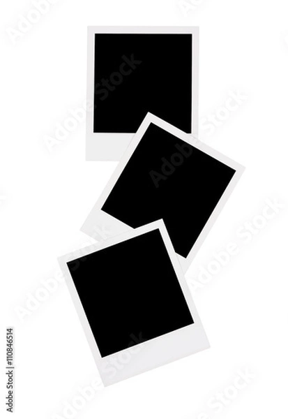 Obraz Instant photo frames on white background