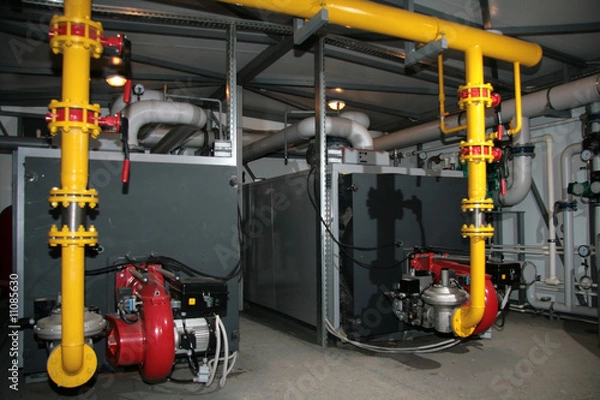 Obraz gas boiler-house