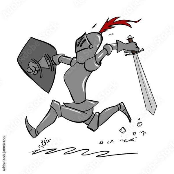 Obraz Cartoon Knight