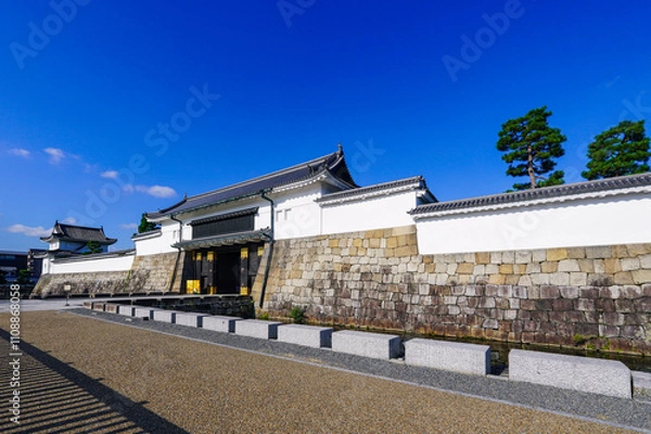 Fototapeta 二条城のメインエントランス 東大手門（京都府京都市）