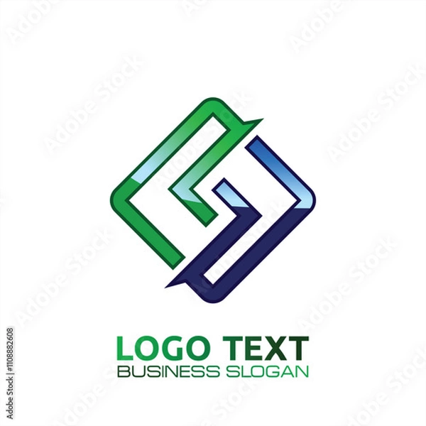 Fototapeta S  lettering logo is simple, easy to understand and authoritative