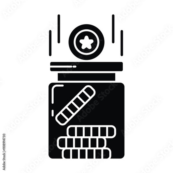 Obraz Investment icon vector on white background