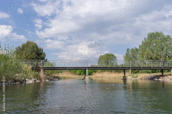 Obraz bridge on the cospudener see