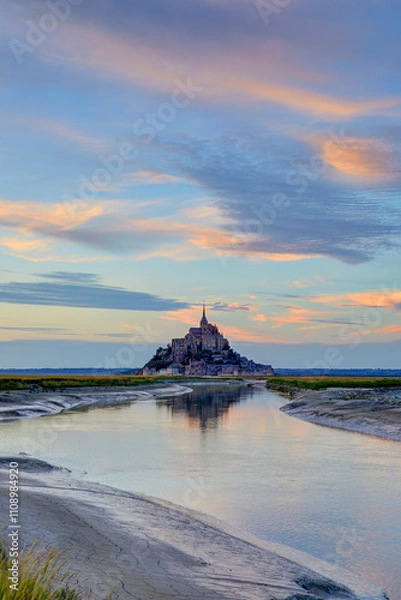 Fototapeta The wonderful Mont-Saint-Michel, Normandy, France