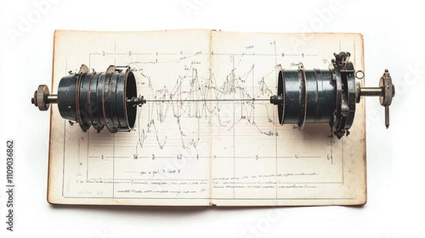 Obraz Antiker Seismograph
