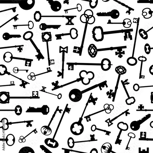 Obraz Keys Repeating Background