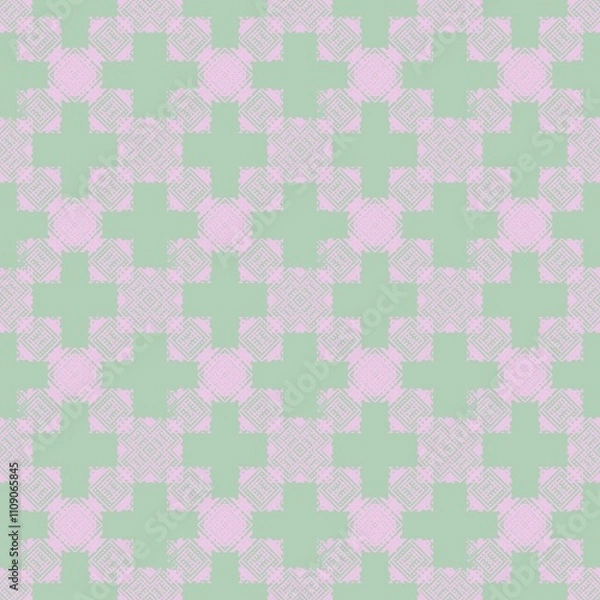 Obraz seamless pattern with pink flowers