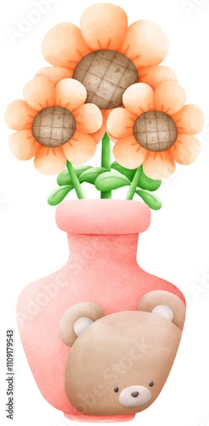 Obraz Sunflowers in a vase