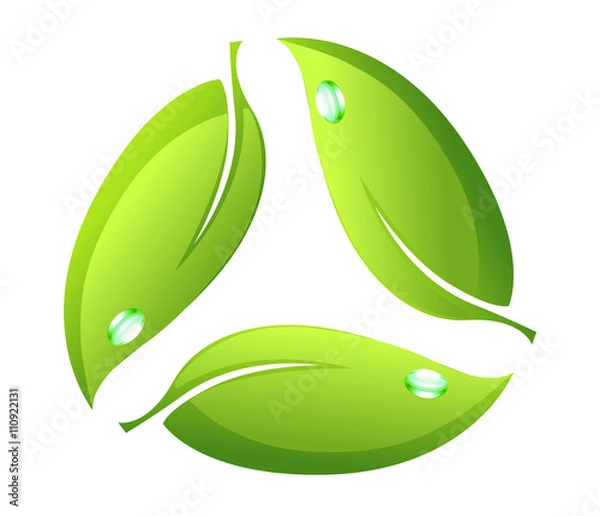 Obraz Logotype - leaf