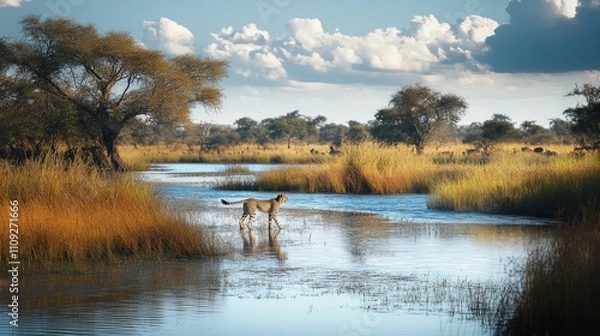 Obraz Okavango Delta Cheetah