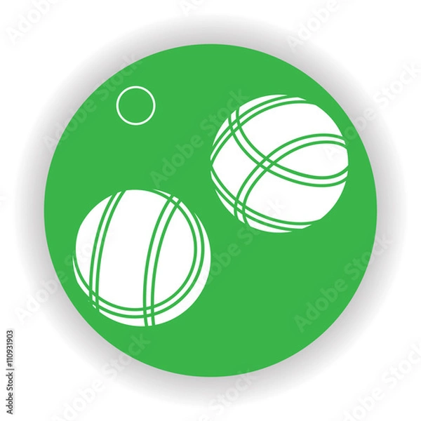 Obraz Bocce Balls Icon - Vector