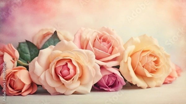 Obraz roses background
