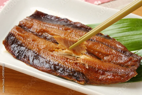 Obraz さんまの蒲焼き