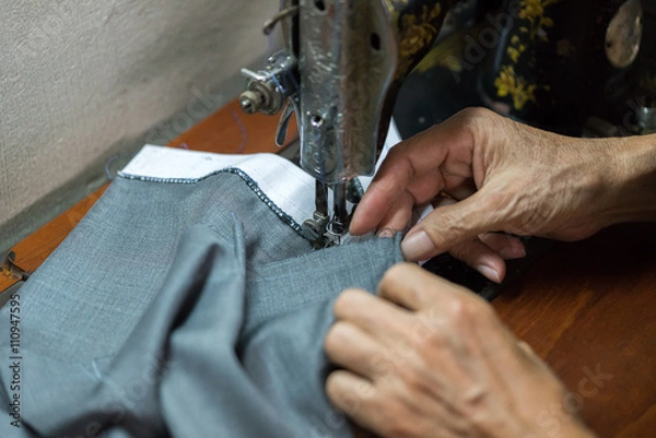 Fototapeta making pants