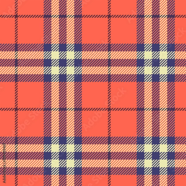 Obraz Orange Plaid Seamless