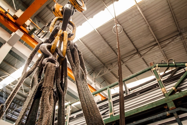 Obraz Webbing slings, lifting accessories