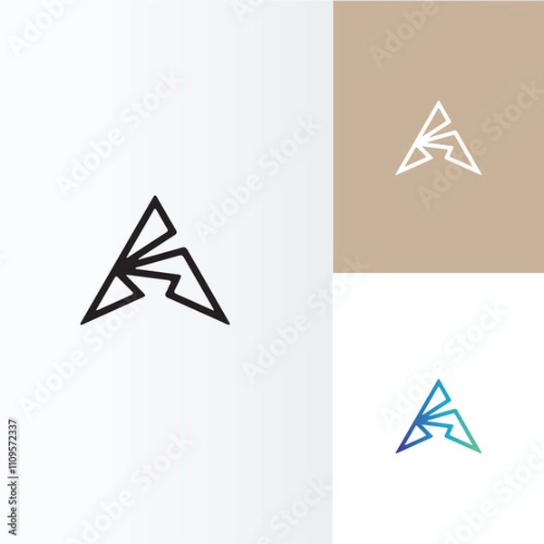 Obraz A minimalist vector Logo image 