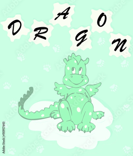 Fototapeta Dragon darling children's