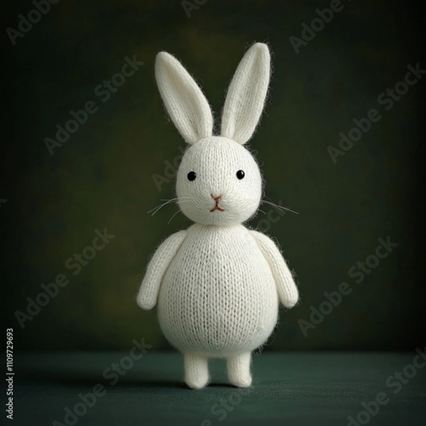 Fototapeta ウサギのぬいぐるみ。イースターラビット。卯年。干支。