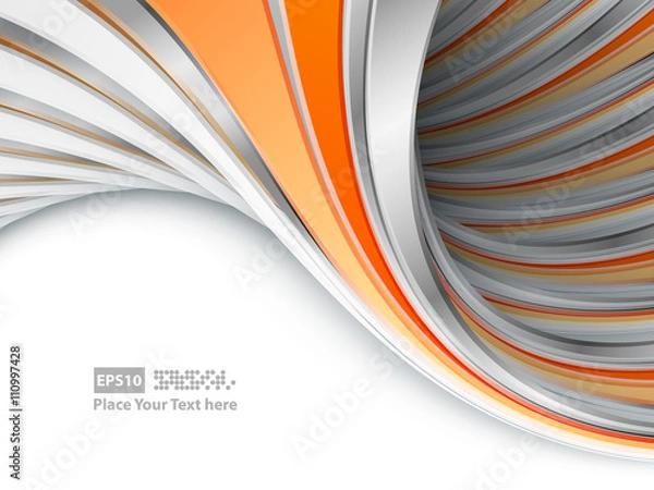 Fototapeta vector background, wavy lines