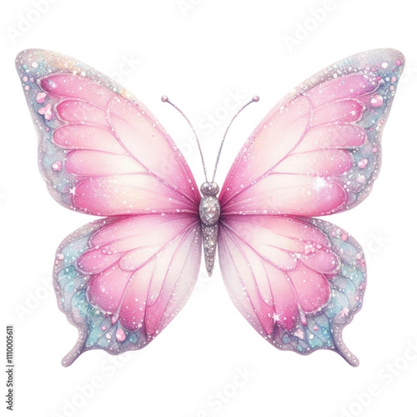 Fototapeta Beautiful butterfly isolated 