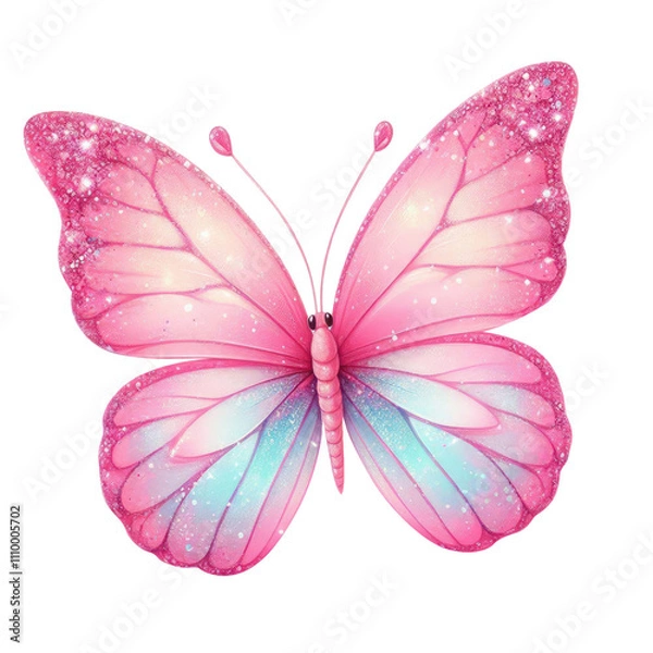 Obraz Beautiful butterfly isolated 