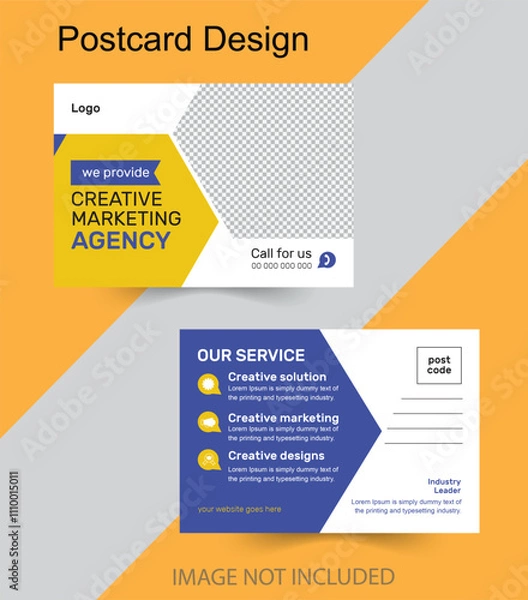 Obraz Creative Postcard Design