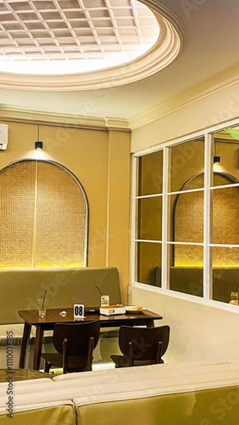 Obraz Cozy cafe interior