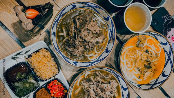 Obraz Japanese curry udon