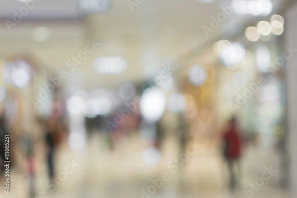 Fototapeta Abstract background of shopping mall