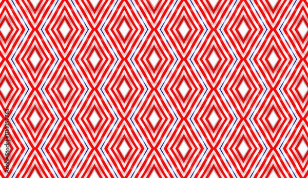 Obraz Interlocking Stars and Stripes