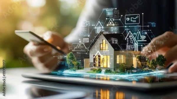 Fototapeta Smart Energy Monitoring and Optimization System