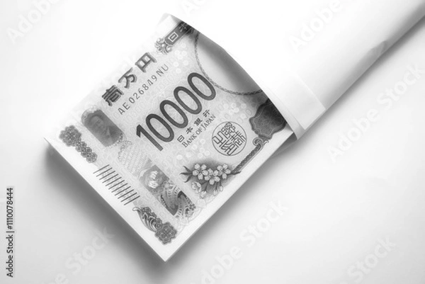 Obraz 封筒に入った壱万円紙幣	