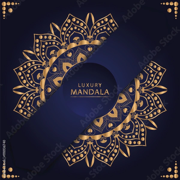 Obraz Noble Gold Mandala Design